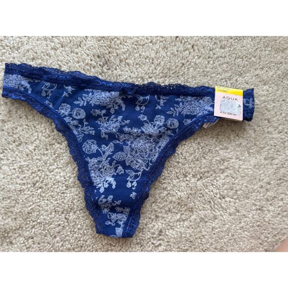 Women’s Aqua Thong Panties – M – Multiple Colors & Prints – Sexy Comfortable NWT - Picture 3 of 11